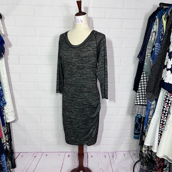 |•RUE 21•| Long Sleeve Ruched Side Knit Dress - Picture 3 of 6